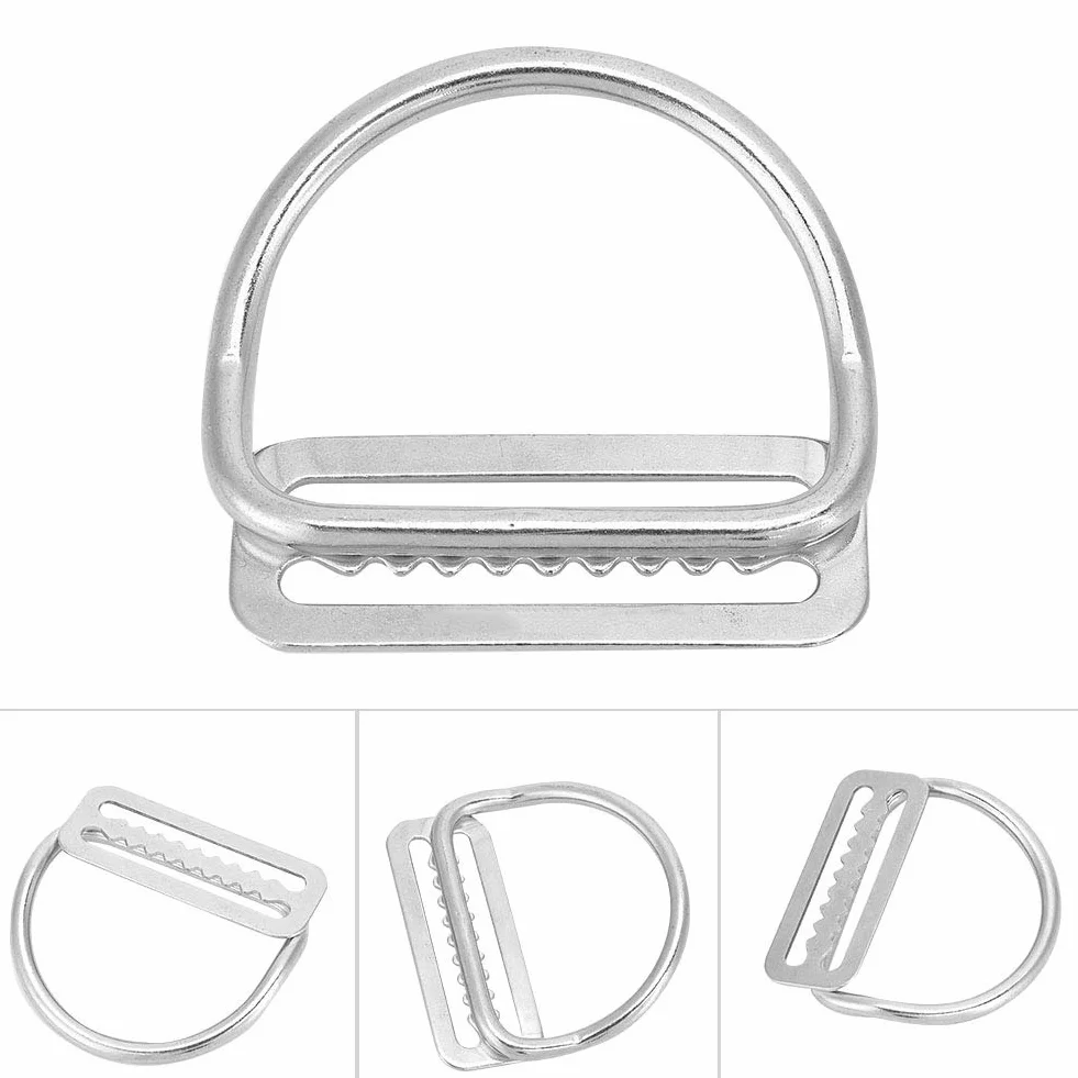 Bnineteenteam Porta Pesi per Immersioni, Fibbia in Acciaio Inossidabile con Anello a D