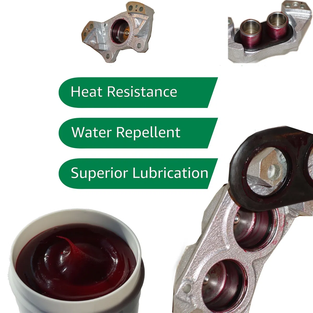 Castrol Red Rubber Grease Grasso per guarnizioni in gomma dei pistoni delle pinze dei freni e del bagagliaio, per una superba fluidità, 20 g