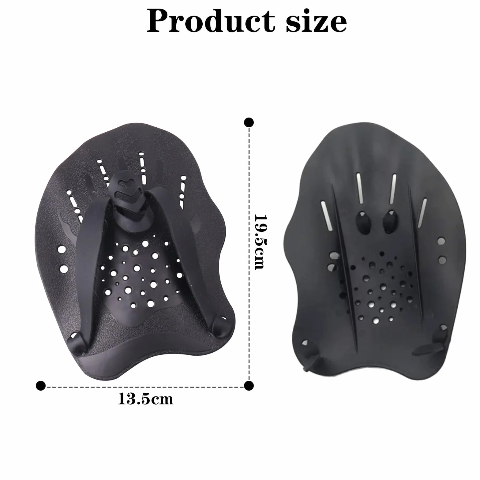 Palette Nuoto, Hand Paddle, Pagaia Manuale da Nuoto, Pinne per Mani Professionale, Accessori Piscina, Palette Professionale Accessori per Esercizio in Piscina per Adulti Unisex