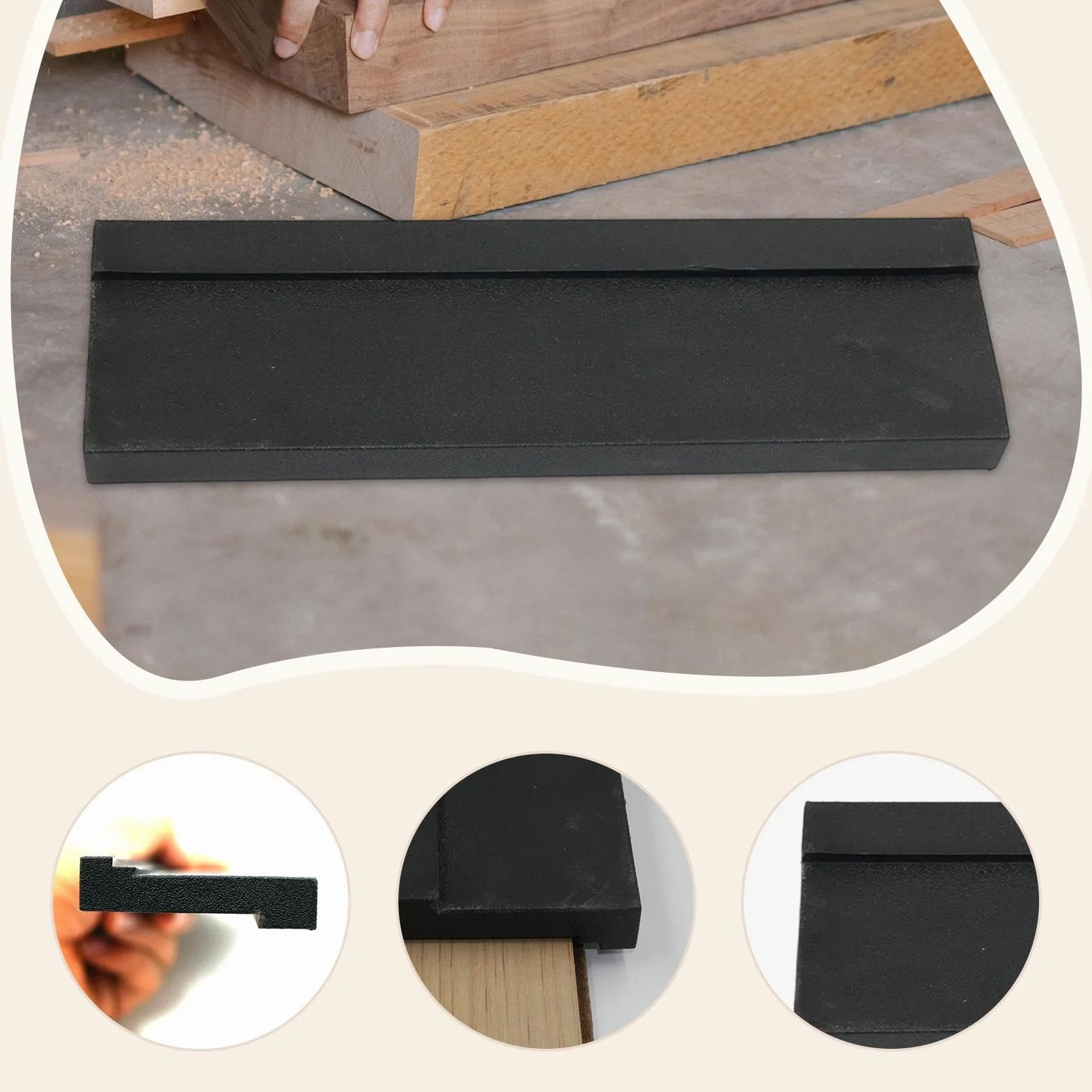 Sharplace Blocco di Battitura Sostitutivo per Pavimenti in Vinile Laminato