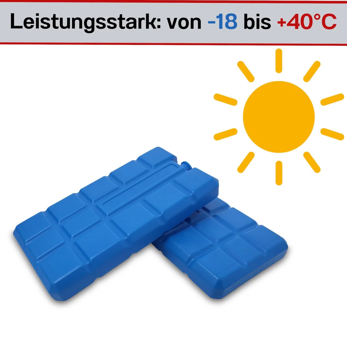 ToCi 6 pile refrigeranti da 400 ml – Elementi di raffreddamento piatti per borsa termica e refrigerante – Batterie riutilizzabili in plastica senza BPA – Cuscinetti refrigeranti per picnic, viaggi