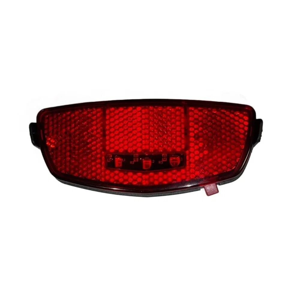 MADICKS Fanalino Luce Posteriore Bici LED Universale Bicicletta- Citybike - Olanda Fanale Riflettente Impermeabile - Avvertimento di Sicurezza - Attacco al Portapacchi