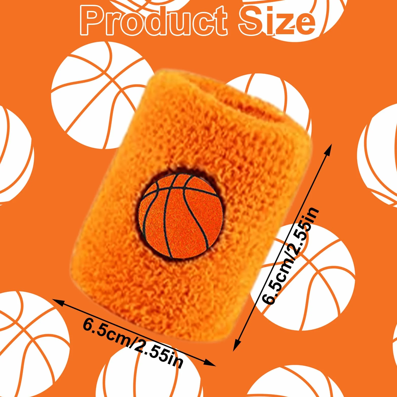6 Pezzi Braccialetti Sportivi per Bambini, Antisudore Fasce da Polso per Bambini, Braccialetto Polsino di Sport per Basket, Baseball, Calcio, Corsa, Fitness