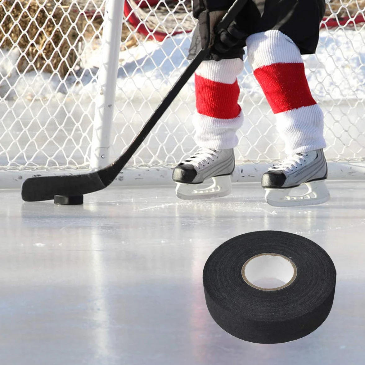 WEONE Nastro Tessuto per Hockey, 23m Nastro Bastone da Hockey, Adesivo Nastro Antiscivolo per Impugnatura da Badminton, Racchetta da Ping Pong, Corda Saltare, Golf, Racchetta Squash Tennis