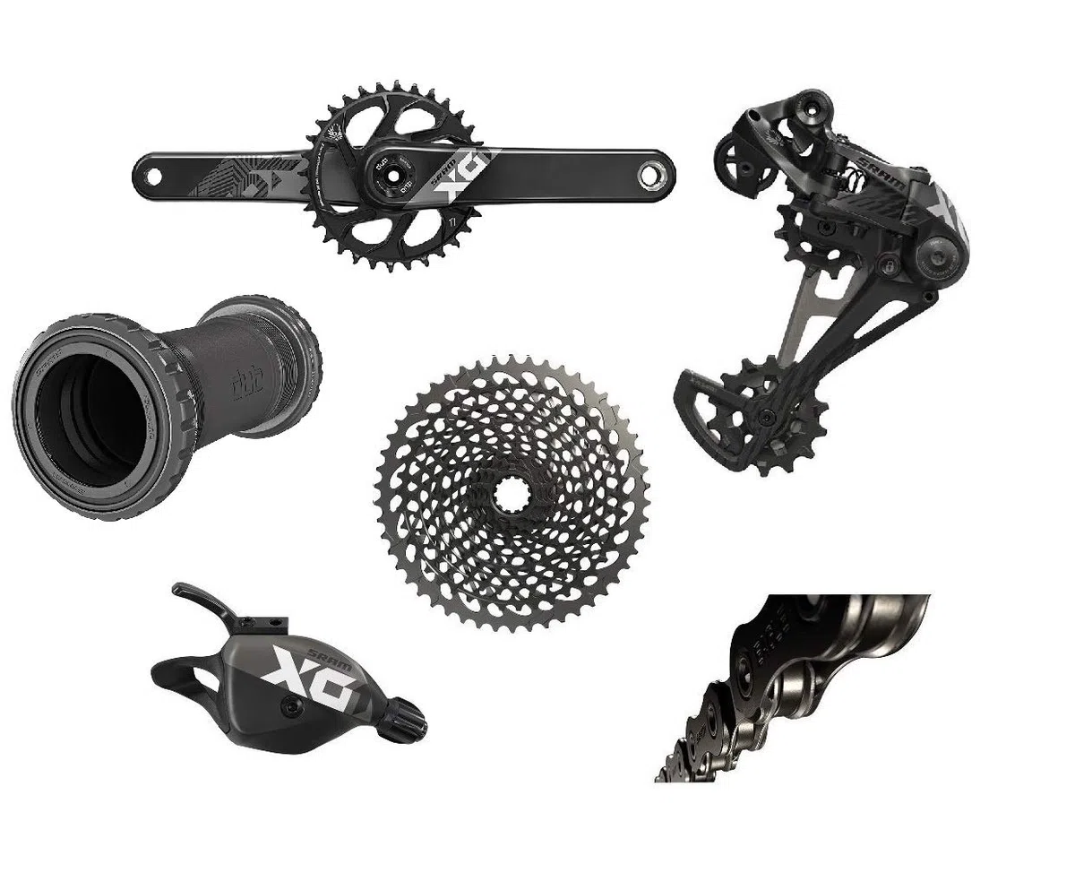 SRAM X01 Eagle Dub 170 Boost Inglese BB 170mm Boost Nero 32T 10-50T