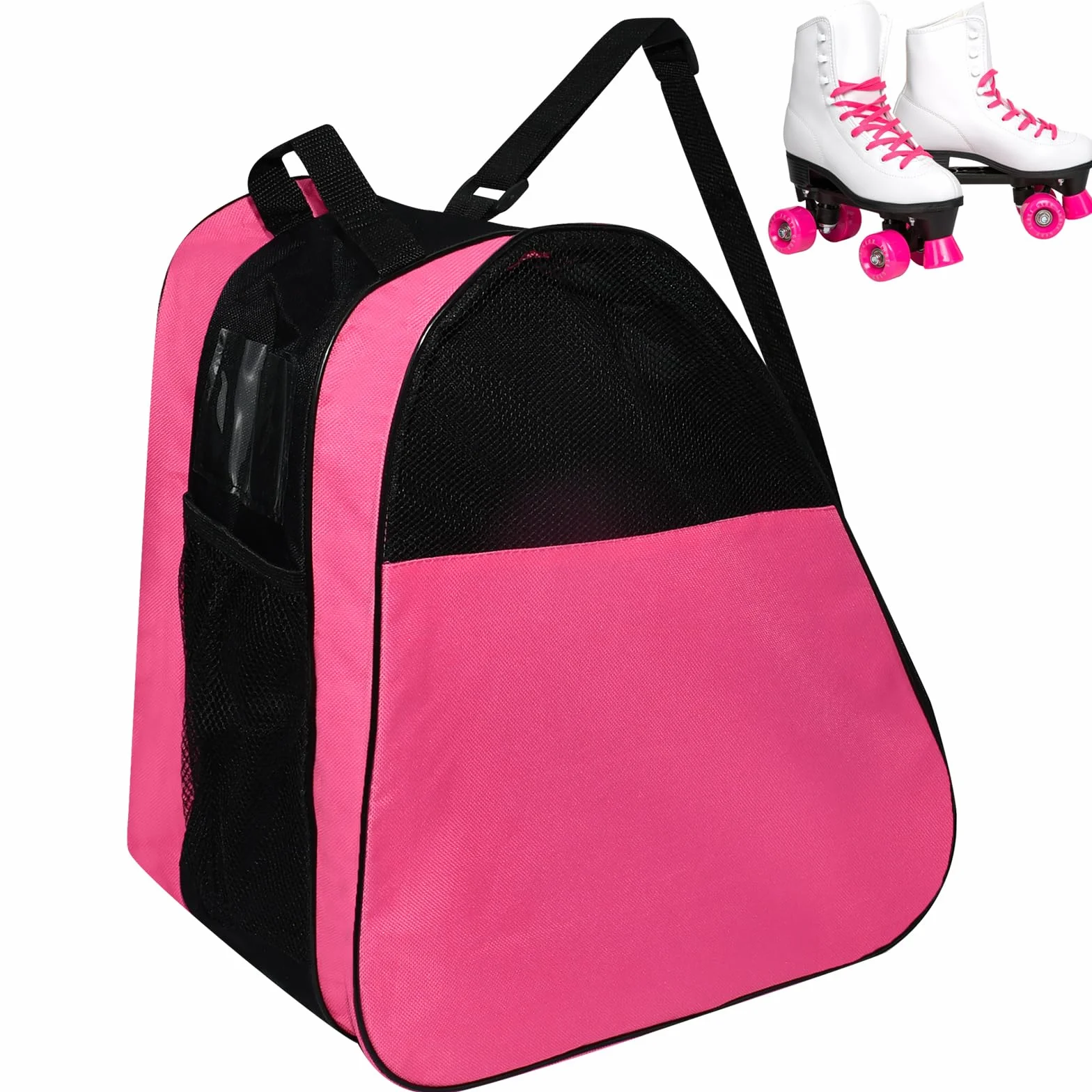 ADERTOS Borsa Pattini a rotelle Porta Pattini Ghiaccio Borsa per Pattini in Linea con Manico e Tracolla Borsa per Il Trasporto dei Pattini