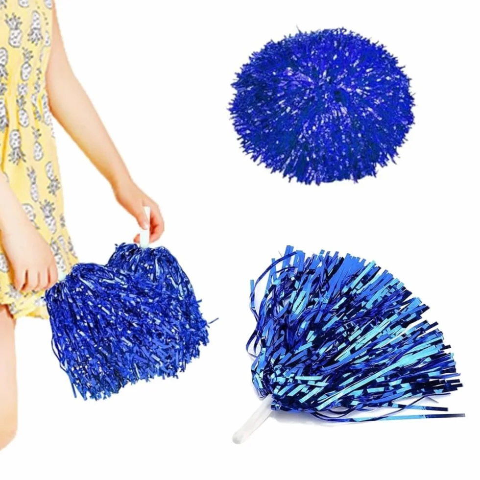 Pon Pon Cheerleader Blu 4 Cheerleading Pom Pom per Sport Danza Competizione