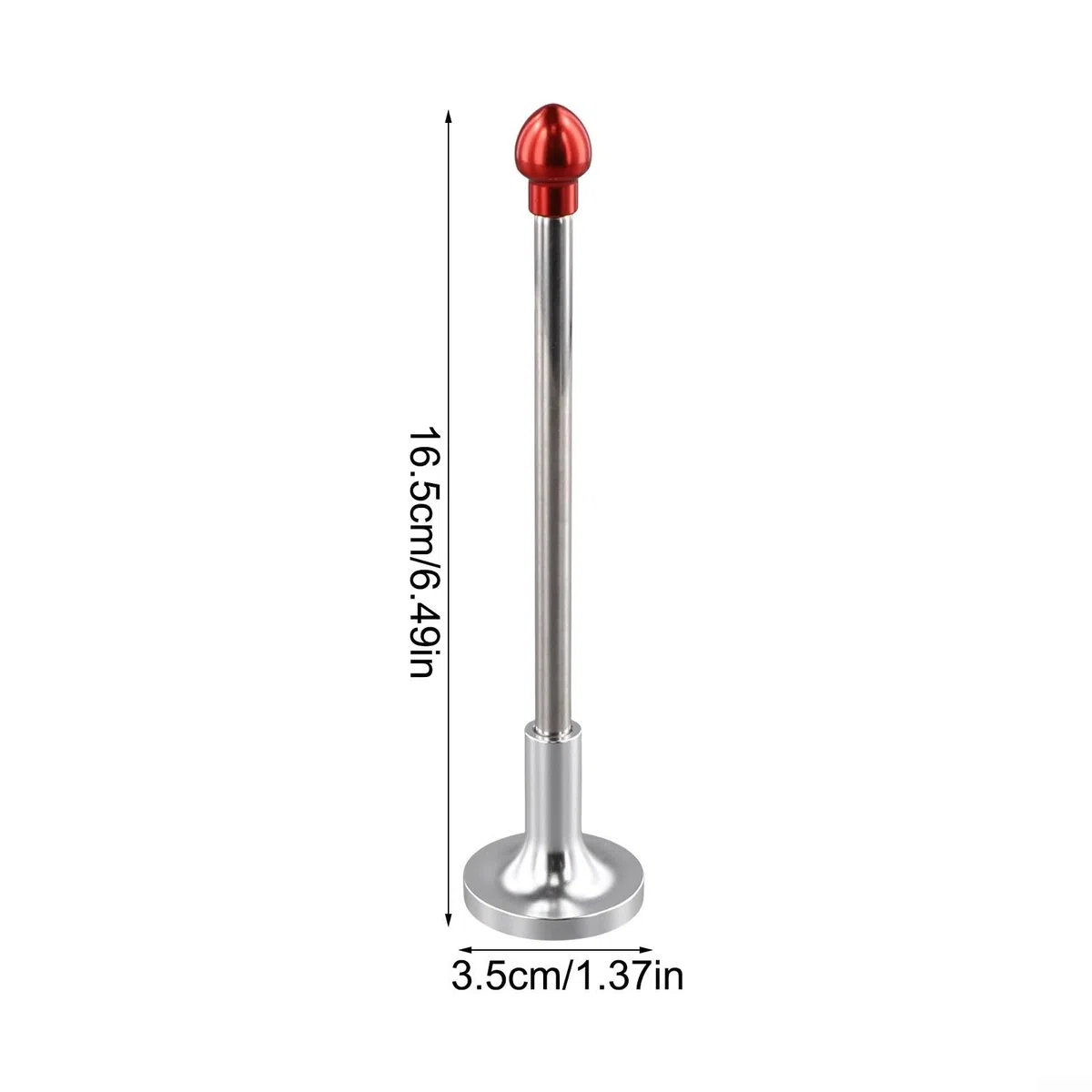 Allineamento magnetico per mazza da golf, guida perpendicolare per colpi di precisione, strumento di pratica in metallo (rosso)