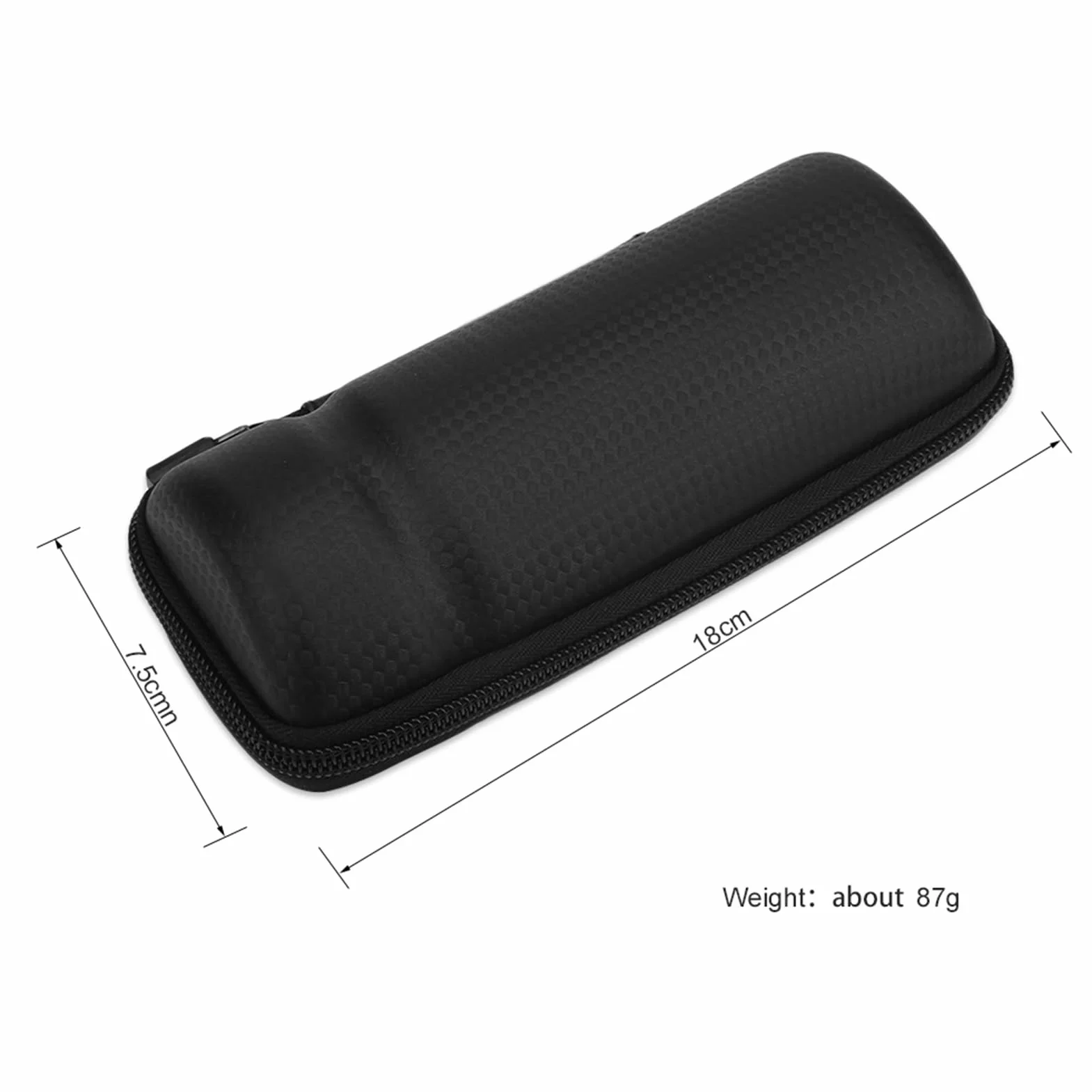 Generic Borsa per Kit di Attrezzi per Riparazione Mountain Bike Impermeabile Portatile per Manutenzione di Emergenza in Bicicletta Materiale EVA 7 * 2.9 ''