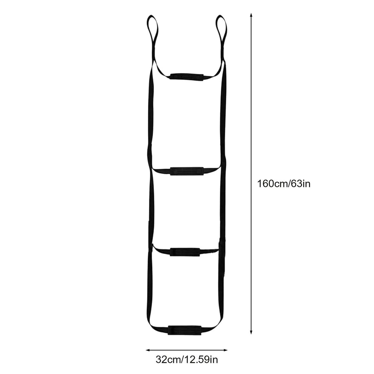 Scaletta per arrampicata | Scala in corda di nylon, strumento per arrampicarsi, strumento pieghevole per scala, scala multifunzionale per parco giochi per arrampicata all'aperto speleologia
