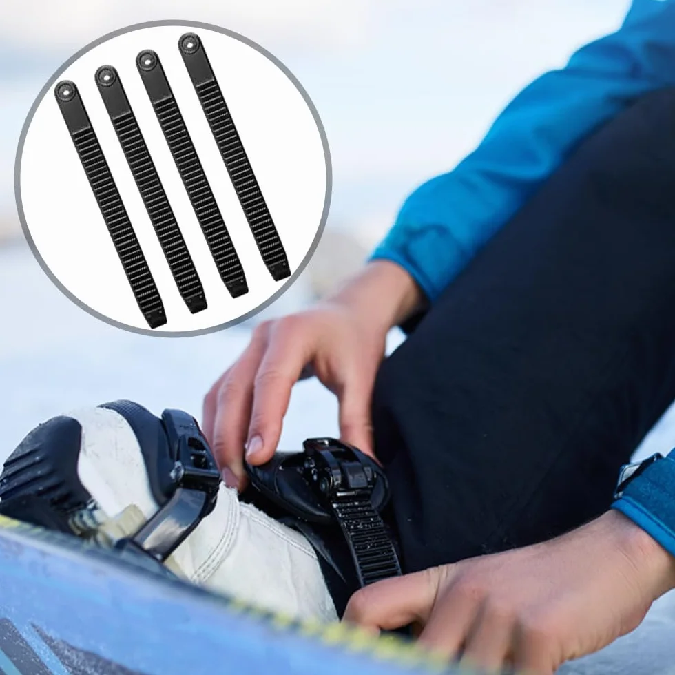 Cinghie di legatura per snowboard, 6 pezzi, per snowboard, per pattini in linea, cinghie per caviglie, per conduttori e snowboard, per legami