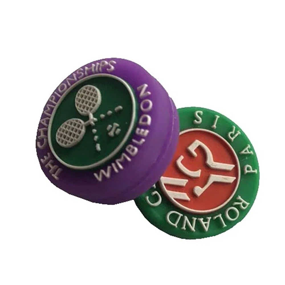 Smorzatori di Vibrazioni da Tennis, Ammortizzatore per Racchetta da Tennis, Ammortizzatore in Silicone per Giocatori(Purple)