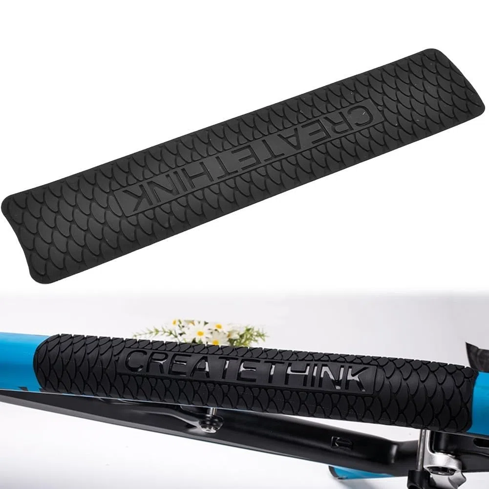 Protezione per Telaio di Mountain Bike, Copertura Protettiva in Silicone, Pellicola Protettiva per Tubo Obliquo Antigraffio, Protezione per Catena del Telaio della Bicicletta