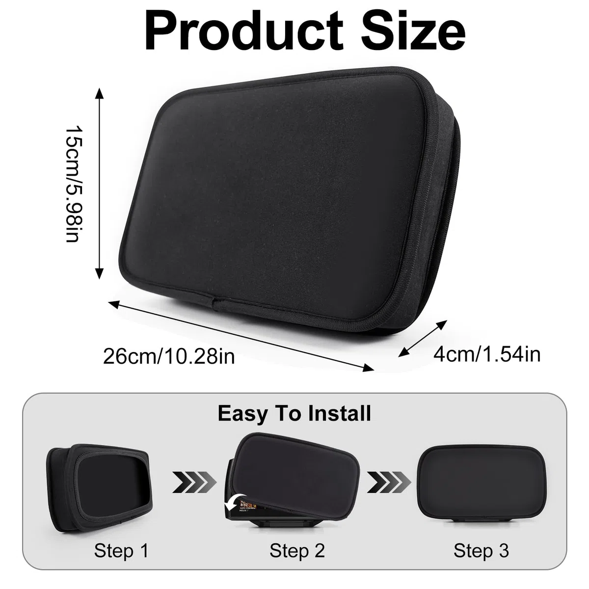 Custodia compatibile con Humminbird UC H7 in neoprene spesso Fish Finder H7 Helix 7 Copertura dello schermo, protegge lo schermo e il dispositivo da sole e condizioni climatiche avverse danni
