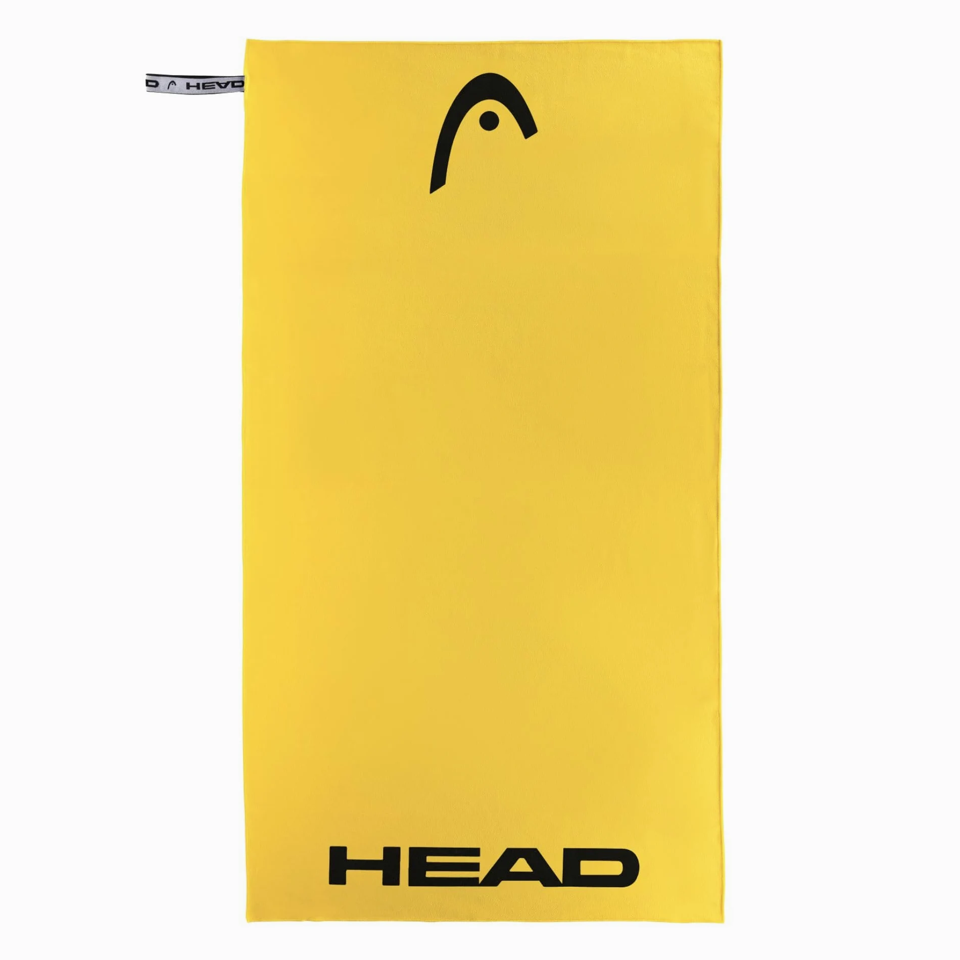 HEAD Active - Asciugamano Microfibra con Elastico, Asciugamano Palestra, Sport, Fitness Morbido e Leggero a Rapida Asciugatura - Asciugamani Bagno Assorbente Salvaspazio da Viaggio 40x60, Sunny Yellow