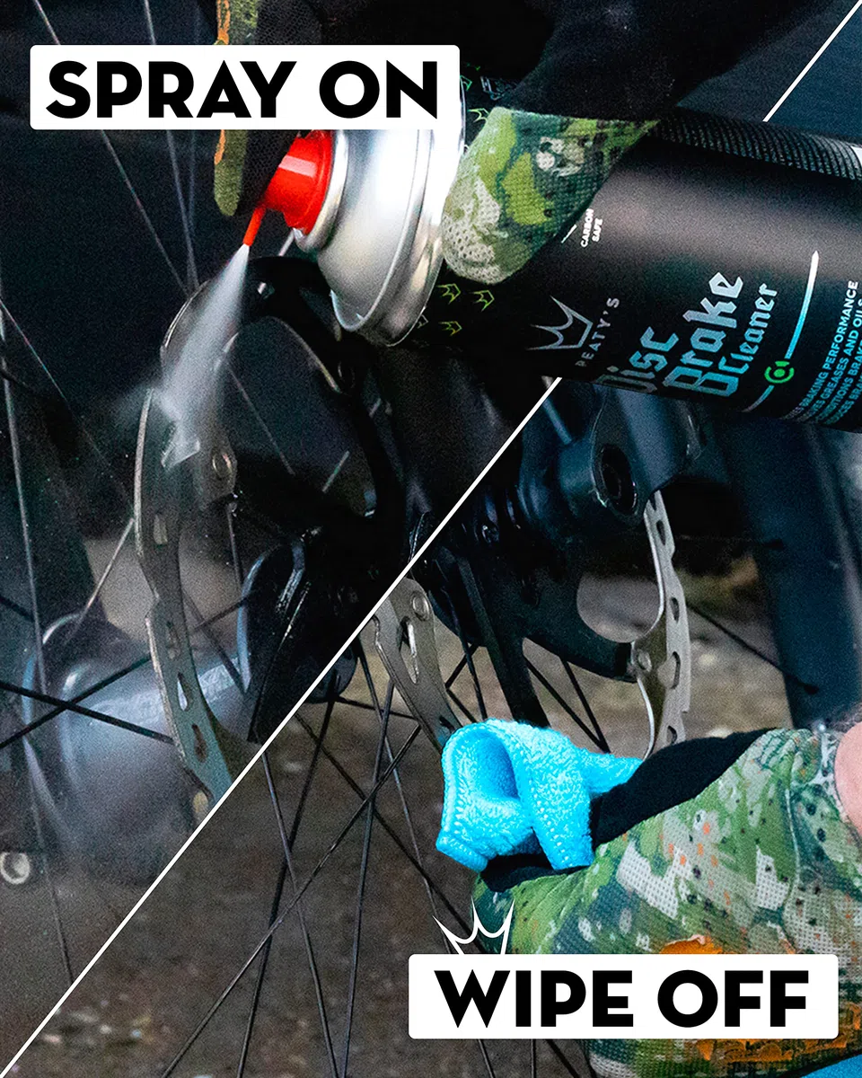 Peaty's Detergente Freni Spray per Bici - Pulitore Freni a Disco ad Asciugatura Rapida, Migliora le Prestazioni di Frenata della Bicicletta, Rimuovere Olio e Grasso da Dischi e Pastiglie - 400ml