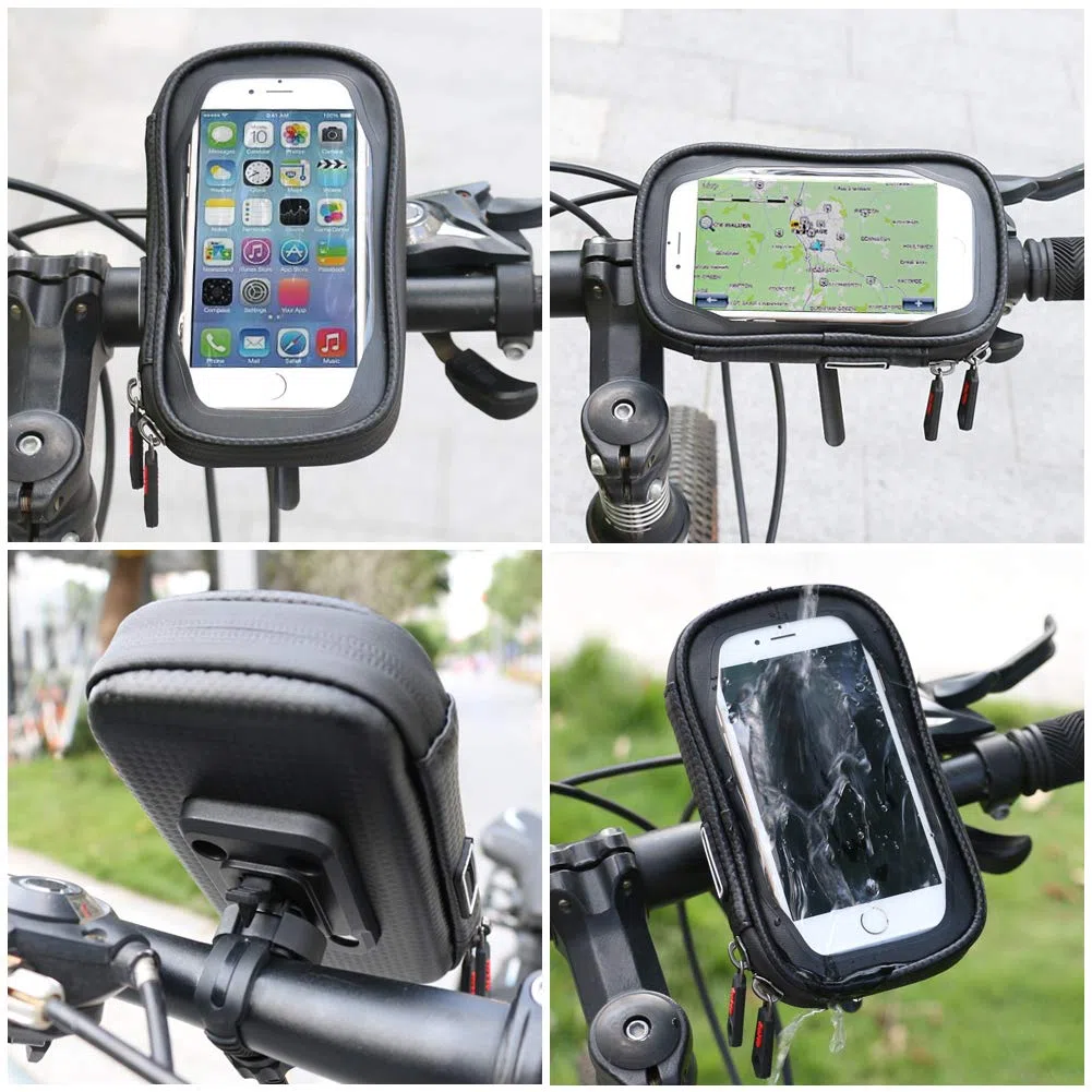 ROTTO Porta Cellulare Bici Supporto Telefono Bicicletta Borsa Manubrio Impermeabile con 360°Rotazione