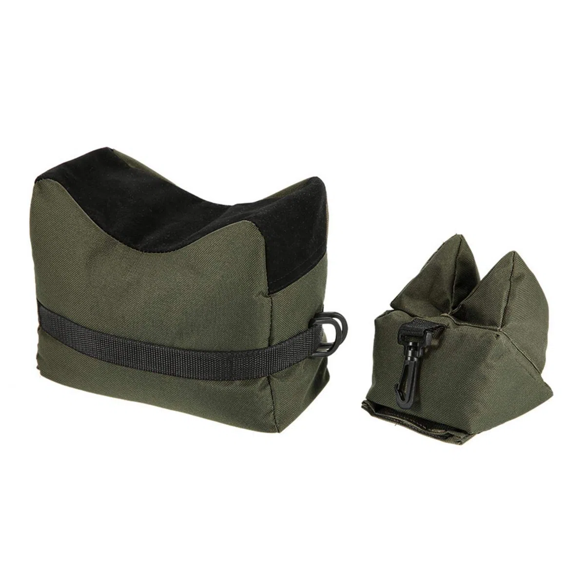 Set di 2 cuscini da tiro per esterni, anteriori e posteriori, supporto sandbag, supporto per pistola, supporto anteriore e posteriore, cuscino per tiro, sacco di sabbia