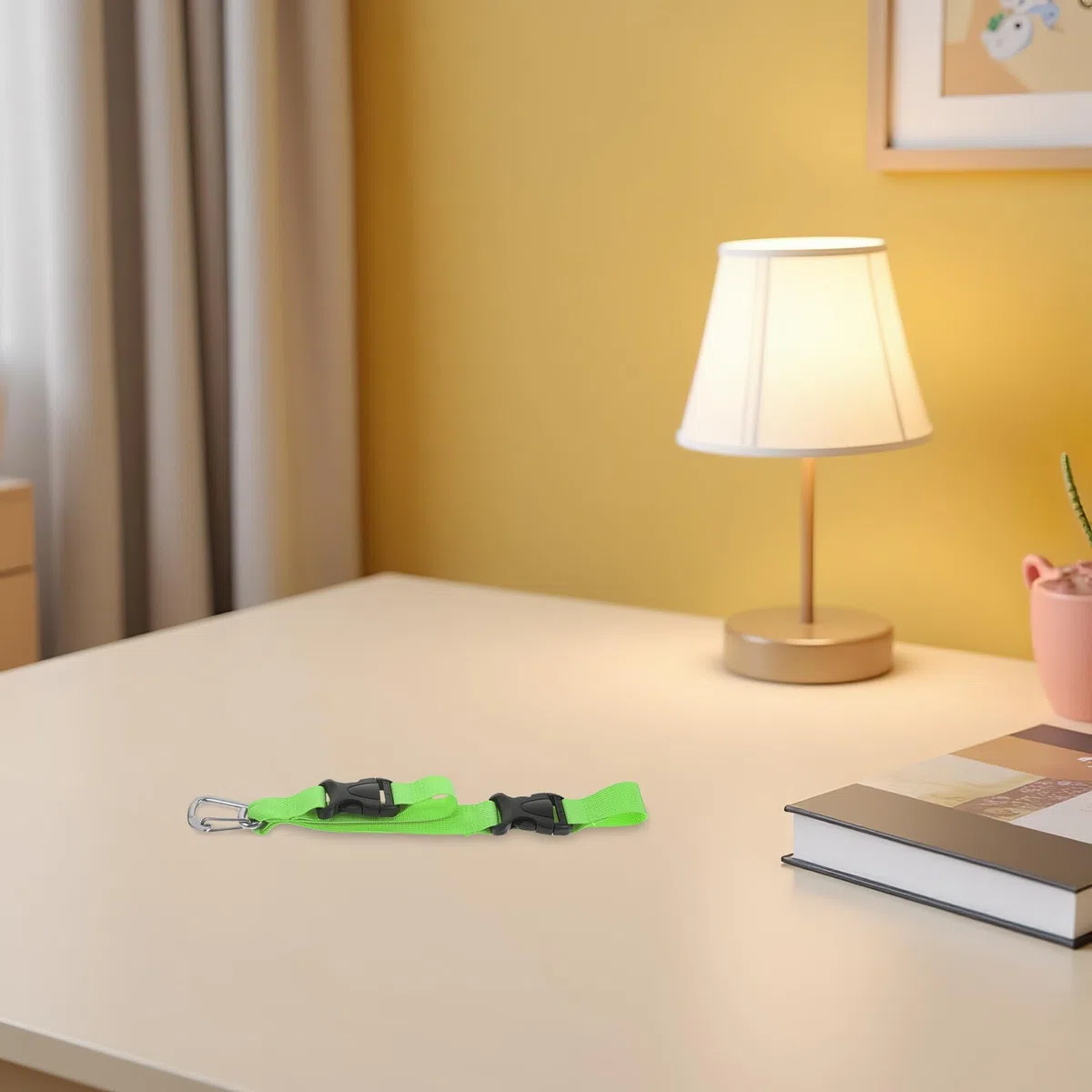 Clip Porta Pinne Subacquee con Cordino Verde a Sgancio Rapido, Cinghia Regolabile per Attrezzatura Immersione, Accessorio Compatibile per Maschera e Pinne, per Sport Acquatici