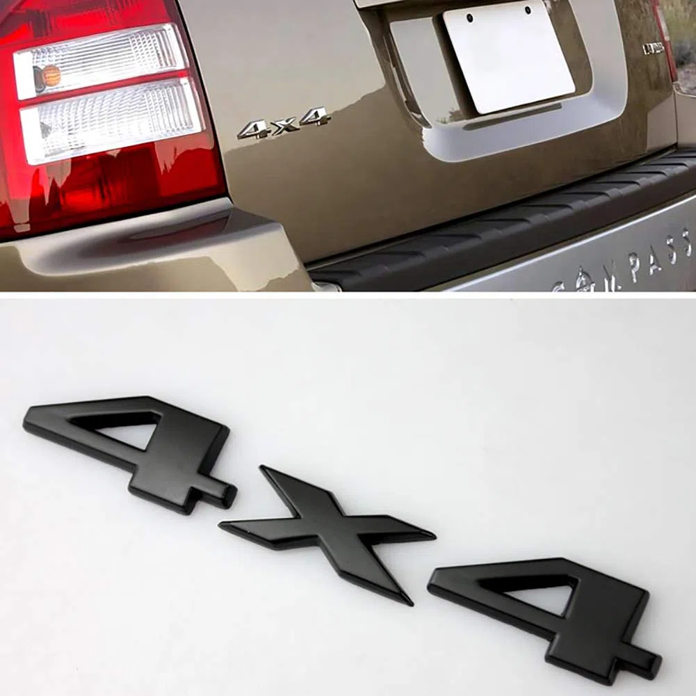 Elegante 3D 4x4 Auto Auto Logo Emblema Badge Adesivo Truck Auto Auto Auto Decalli (Ashown #38)