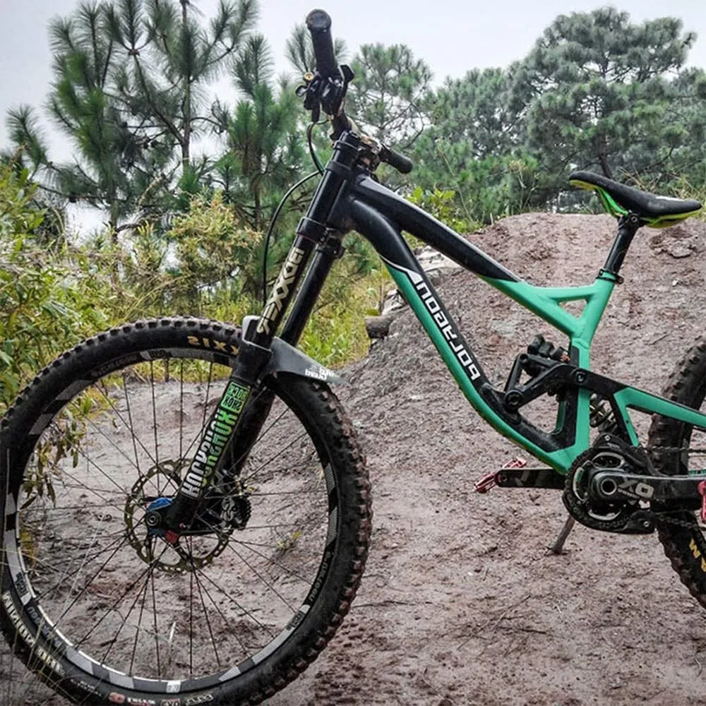2 Pezzi Parafango MTB, Mud Guard Bici, Set Parafango per Mountain Bike, Mud Guard Bici, Parafango Compatibile Anteriore e Posteriore e Sono Adatti per Ruote di Dimensioni da 16 a 29 Pollici