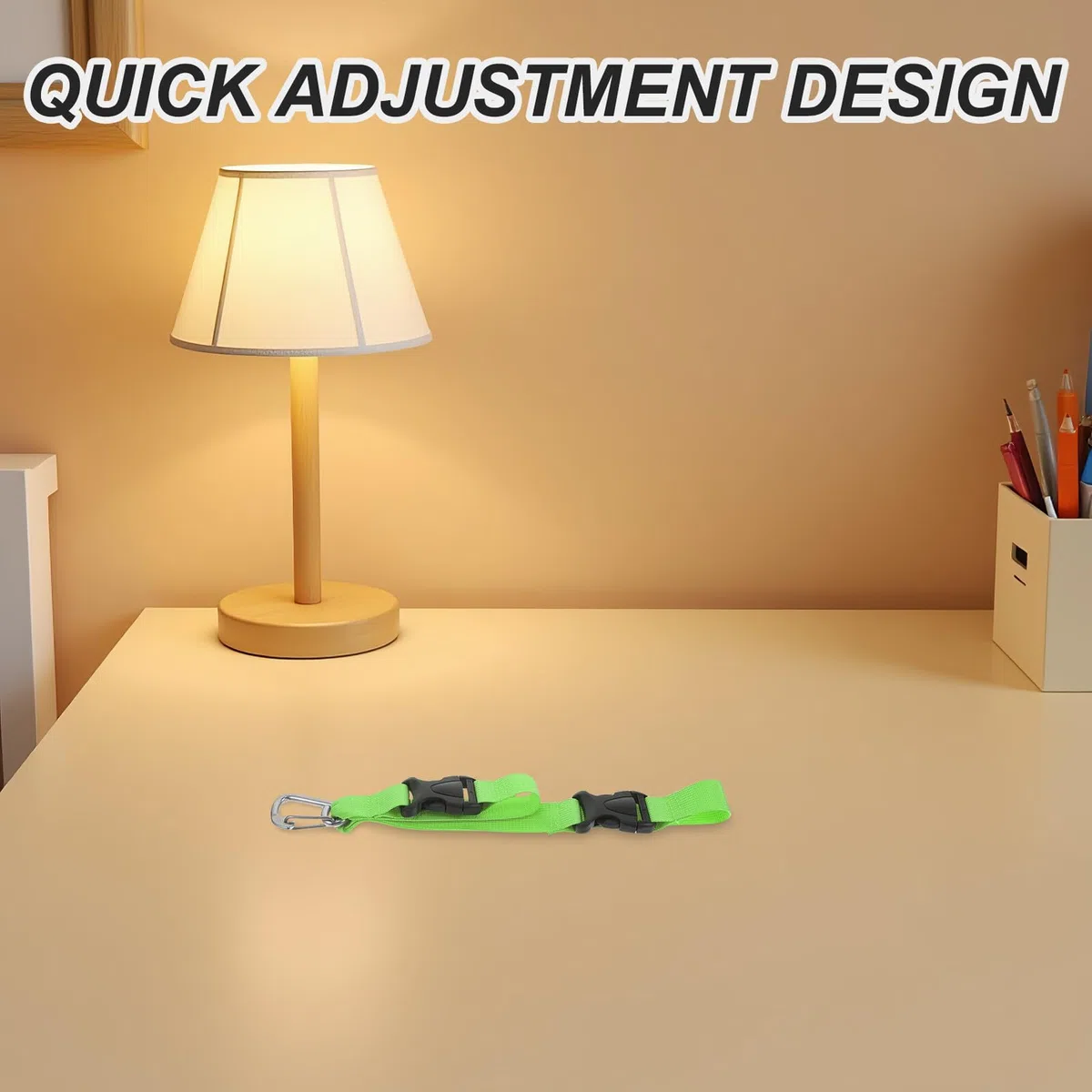 Clip Porta Pinne Subacquee con Cordino Verde a Sgancio Rapido, Cinghia Regolabile per Attrezzatura Immersione, Accessorio Compatibile per Maschera e Pinne, per Sport Acquatici