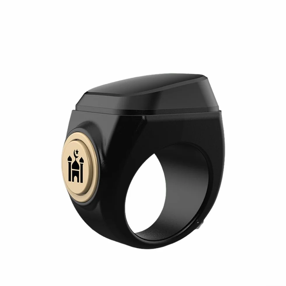 Smart Anello contatore Tasbih ricaricabile 18 mm 20 mm 22 mm impermeabile Zikr 99999 preghiera musulmano