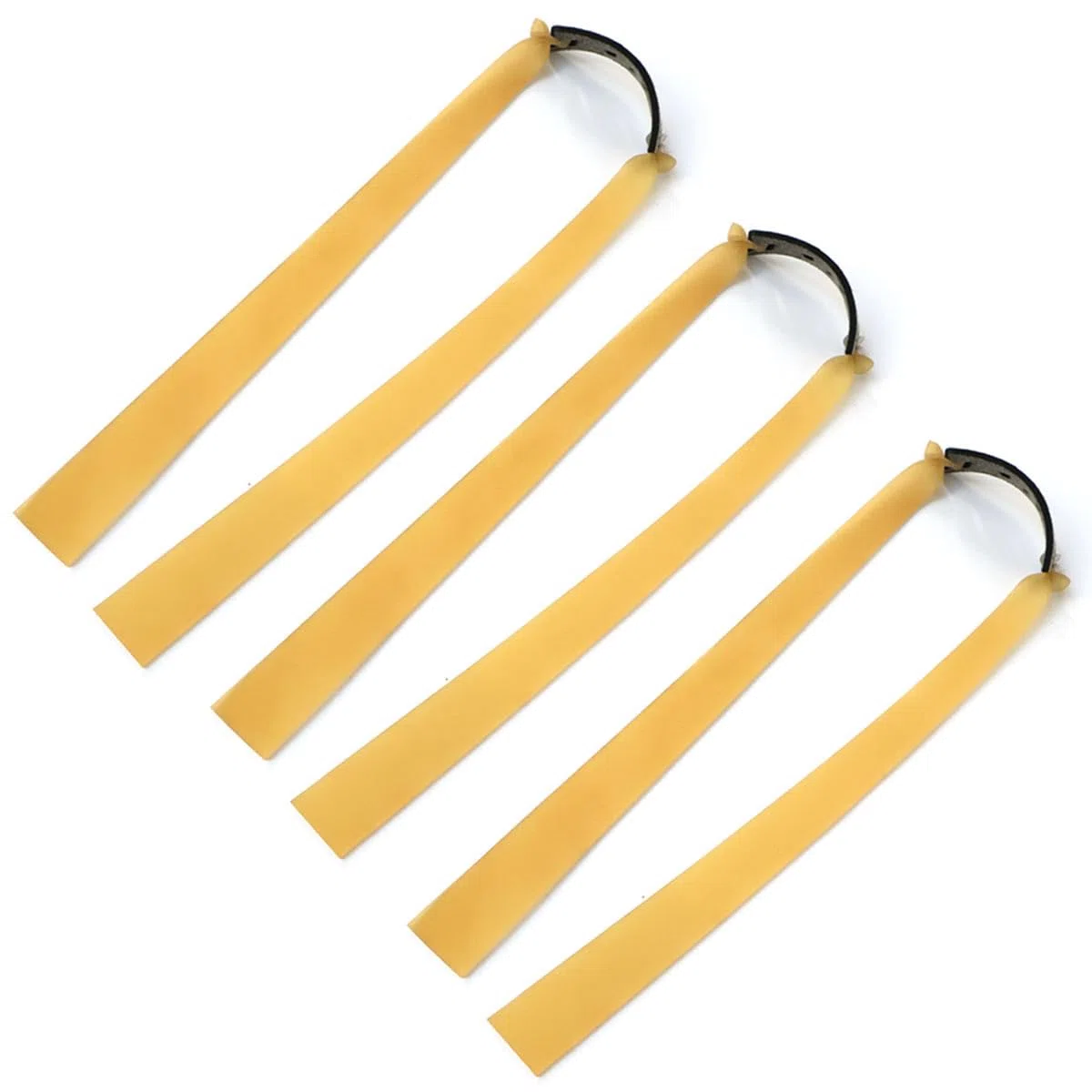 3 fasce elastiche di ricambio piatte UK da 1,5 mm, in lattice naturale, per catapulta e caccia, per adulti