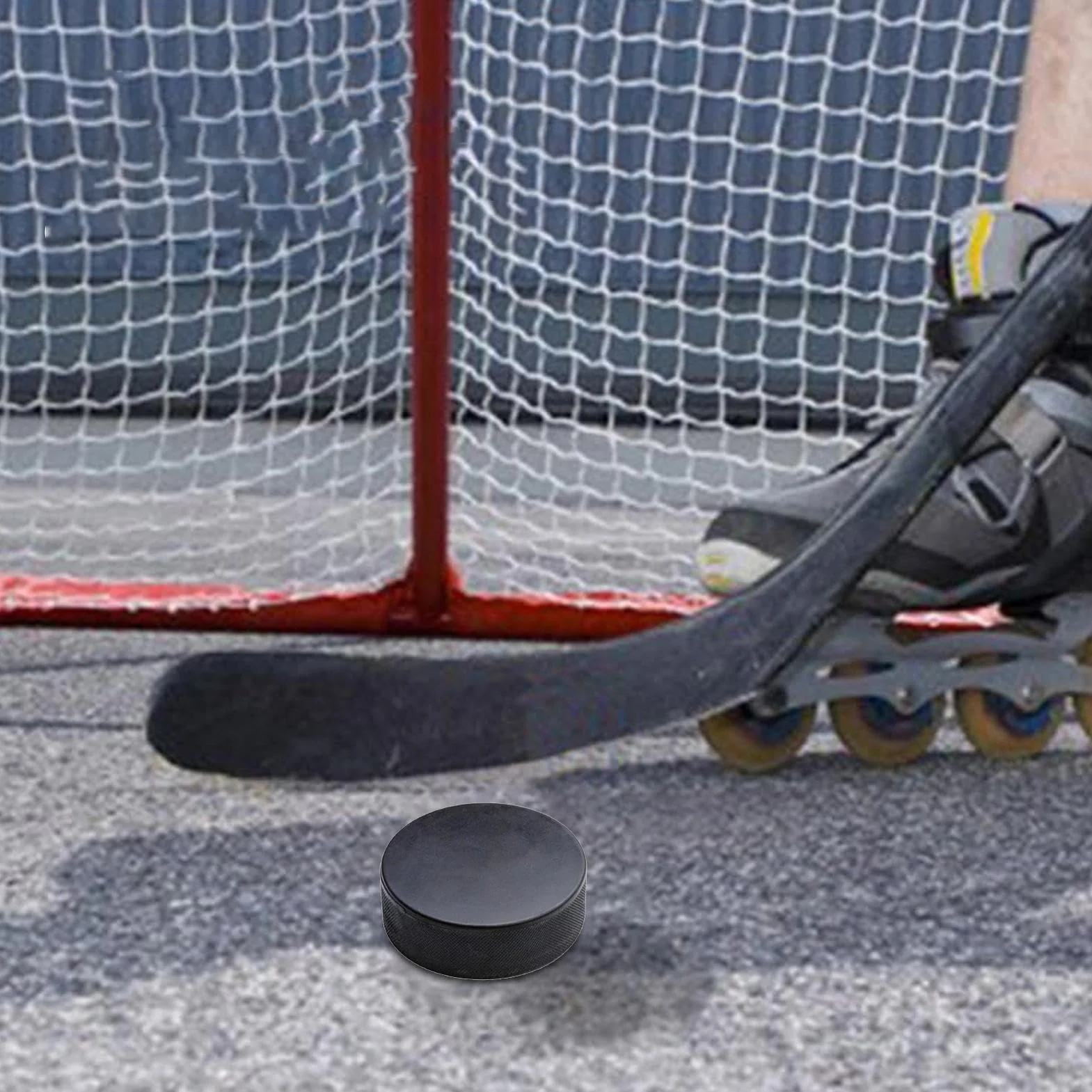 Dischi Da Hockey Su Ghiaccio - 4 X Regolamento Ufficiale Gioco Di Formazione Con Rulli Di 3 Pollici Di Diametro E 1 Pollici Di Spessore | Attrezzature Sportive Indoor Durevole Per Uomini E Donne