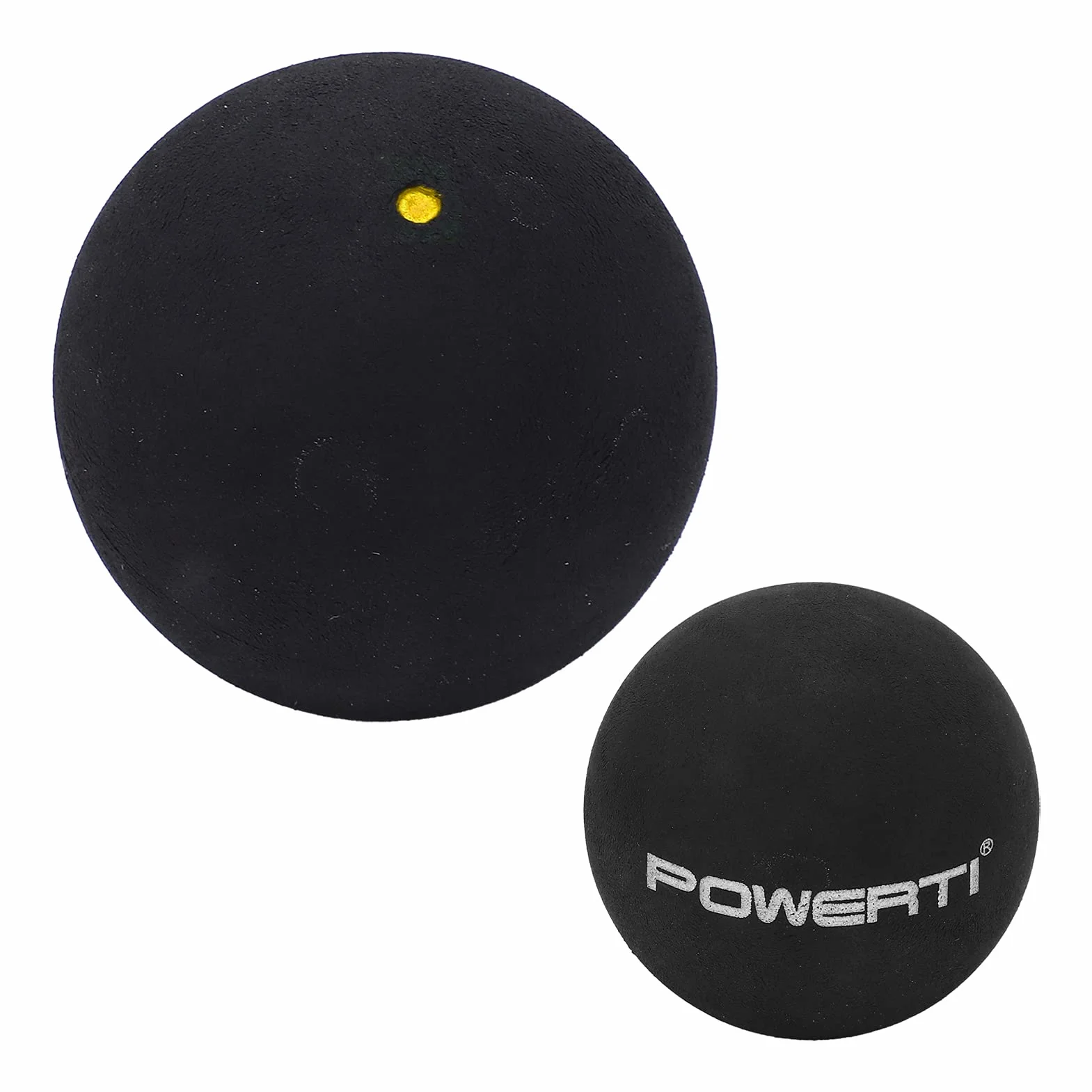 Palla da Squash Sportiva Resistente all'Usura Alto Rimbalzo Leggera Singolo Punto Giallo