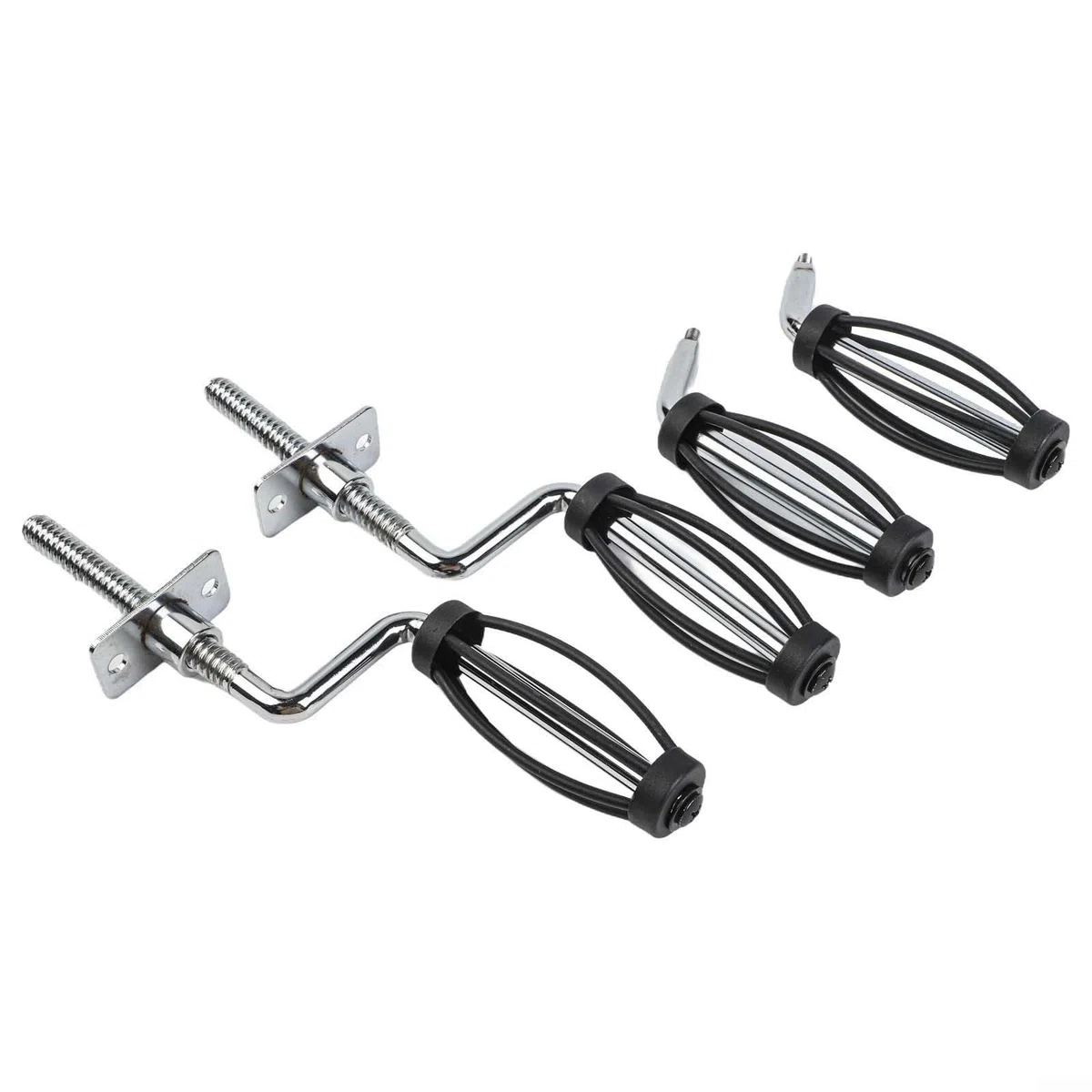 Maniglia per barbecue per Traeger e altre marche, filettatura da 12 mm, ricambio in acciaio inox, presa sicura ad alto calore per affumicatori e stufe a legna (A)