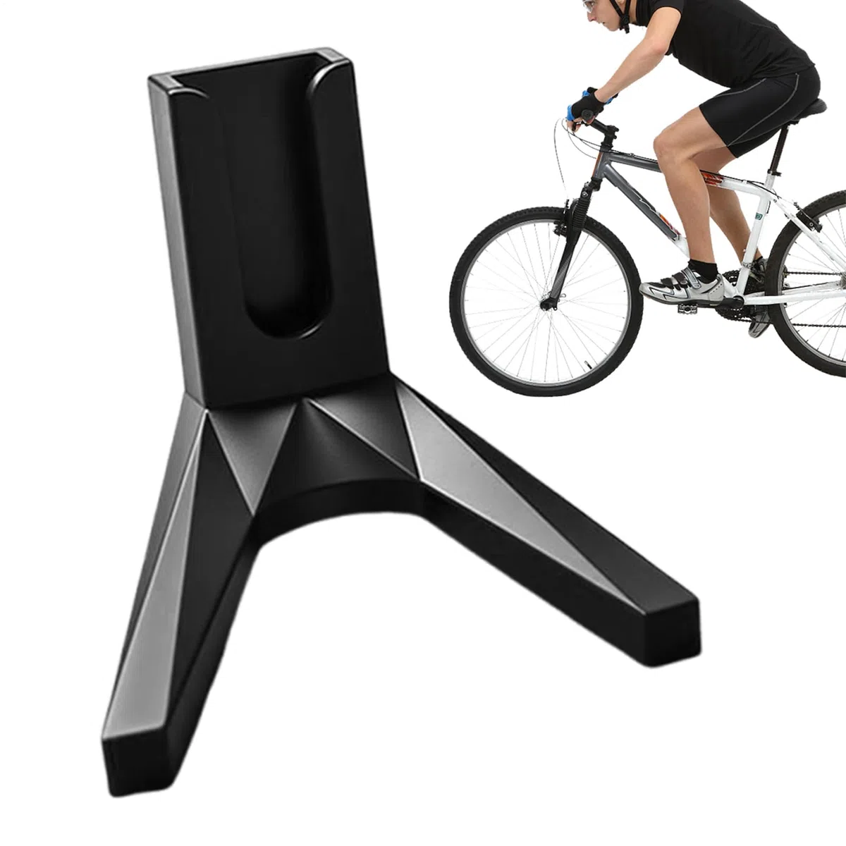 Supporto da terra per bici da strada | Supporto per parcheggio a terra per biciclette - Supporto portatile compatto per interni esterni Balcone