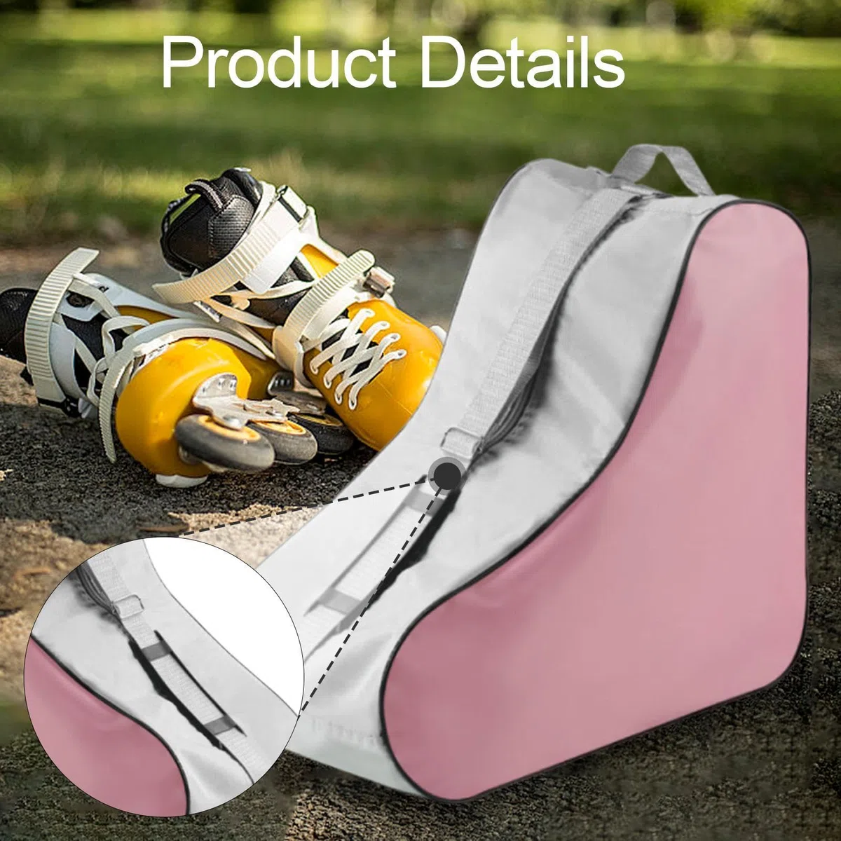 rockible Borsa Porta Pattini a rotelle per Bambini, Organizer per riporre Pattini a rotelle per Sport all'Aria Aperta
