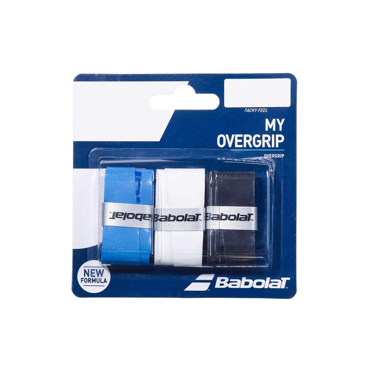 Babolat My OVERGRIP X3 Racket accesories - Black - (Negro Azul Blanco), UNIQ