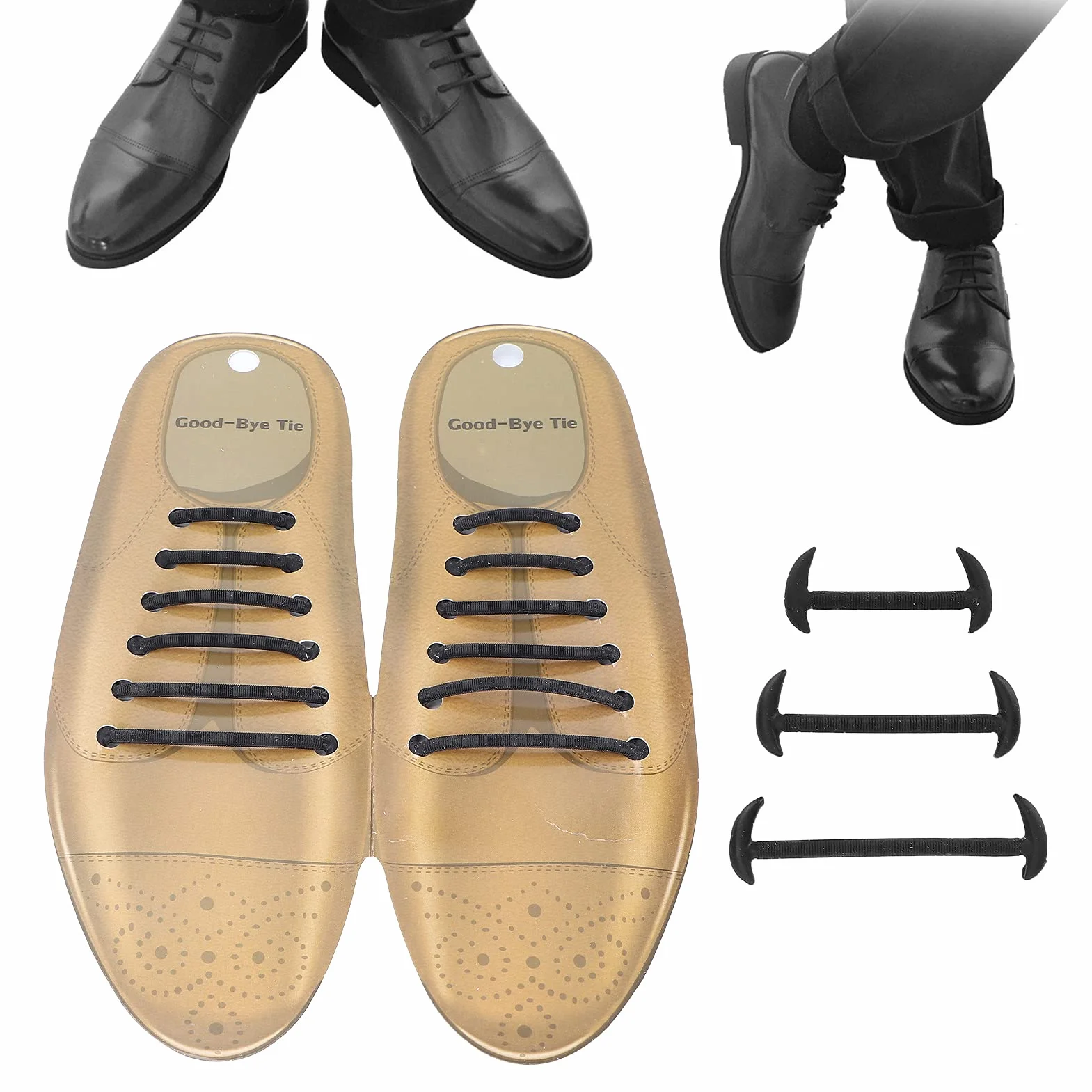 Naroote Lacci Elastici per Scarpe Sneaker 12pc Professional Senza Tiro Cravatta Elastico Silicone