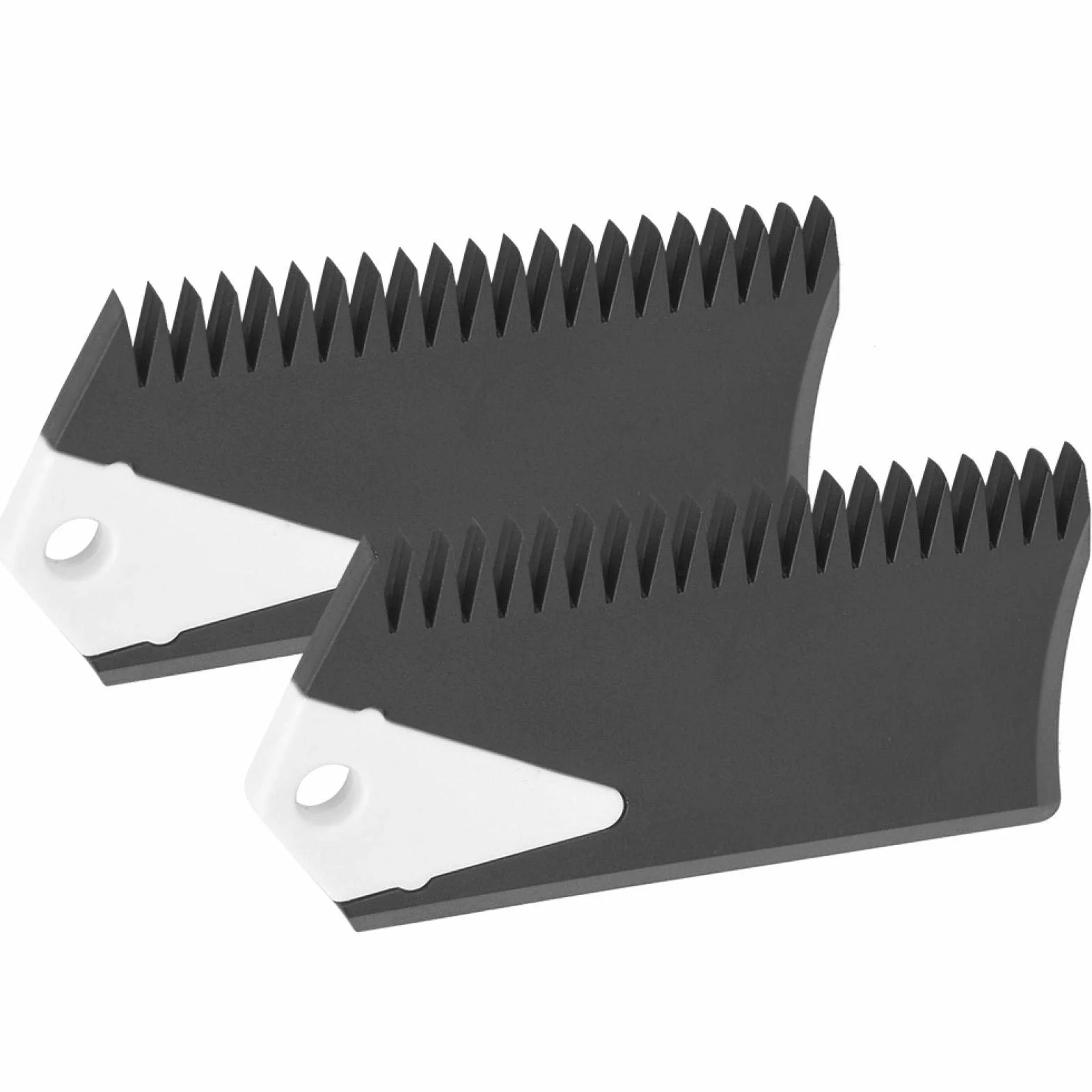 2 pz / set Pettine per Cera per Tavola da Surf, Pettine per Tavola da Surf in PVC e Raschietto per Tavola da Surf Skaeboard Skimboard