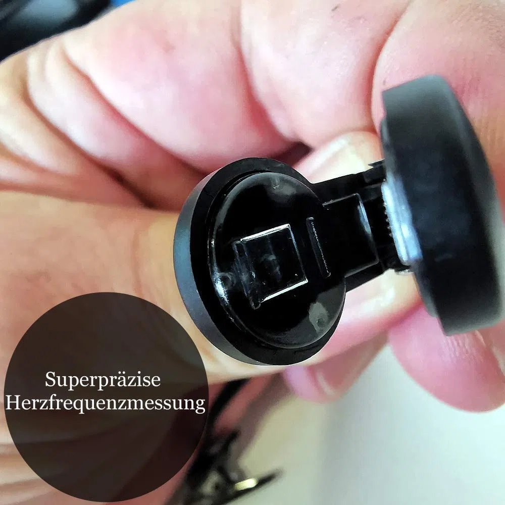 Cardio orecchio clip per dispositivi cardio, 2 diodi, compatibile con martello Kettler fitness – 2 scomparti ad alta precisione cardiofrequenzimetro Crosstrainer Ergometro Cyclette