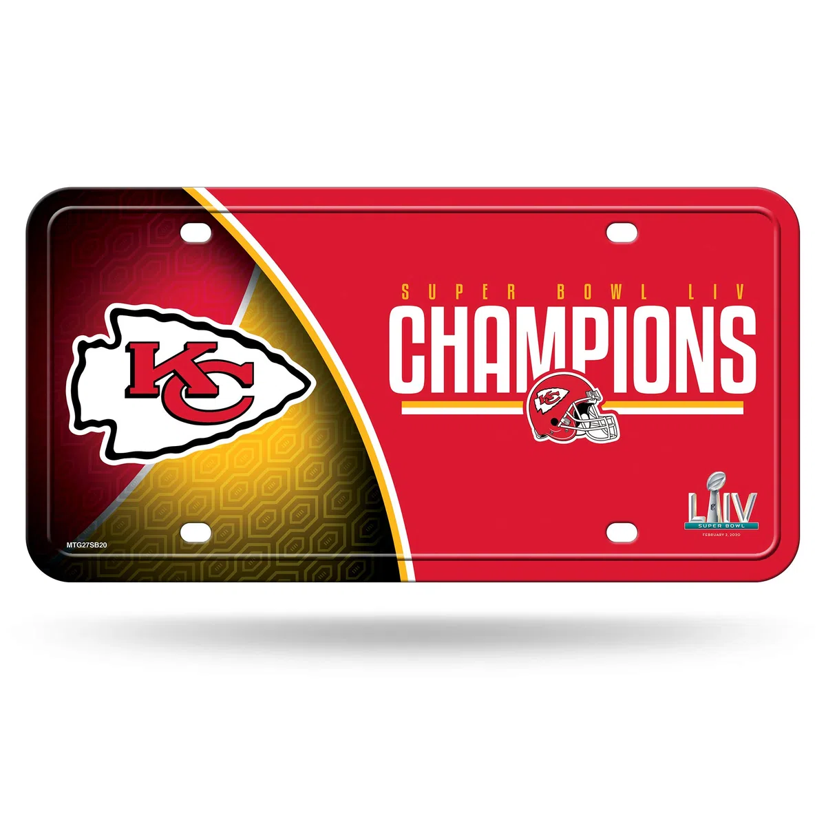 Rico Industries NFL Liv Metal License Plate Tag