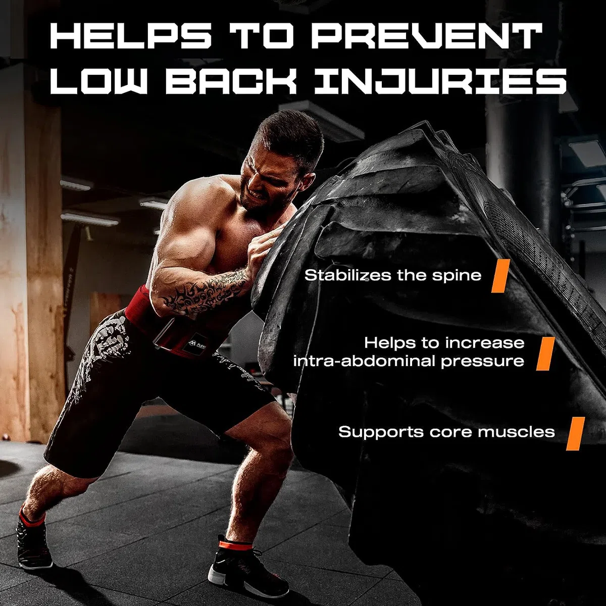 Flexi Muscles Cintura per sollevamento pesi Quick Lock, supporto posteriore regolabile con fibbia in metallo, ideale per powerlifting, cross training e sollevamento olimpico, resistente cintura da