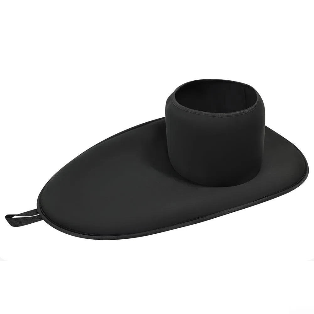 Copertura impermeabile per kayak, copertura spray in neoprene per cabina di pilotaggio 90 x 52 cm, maniglia a sgancio rapido, vestibilità elastica per petto da 85 a 105 cm, per sport