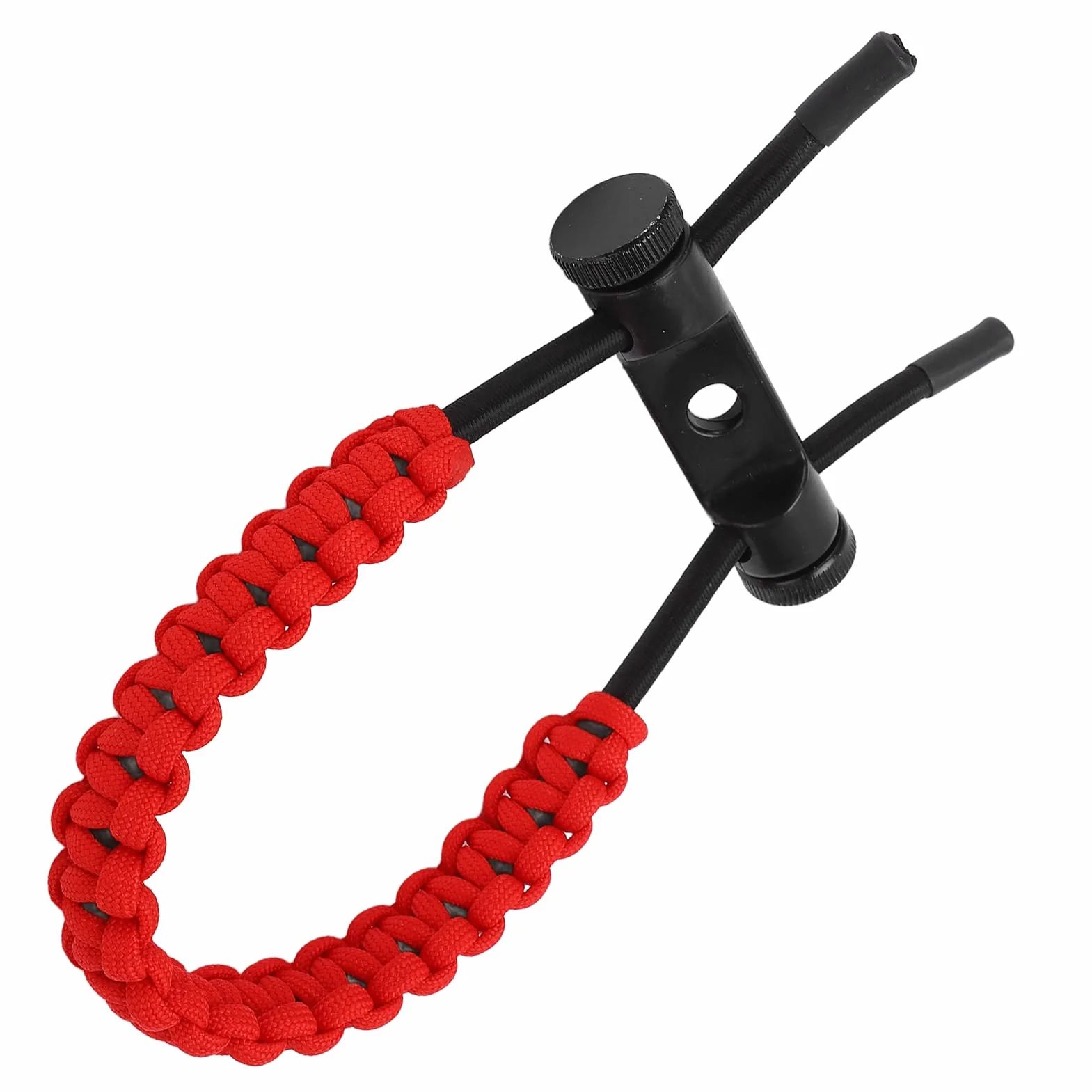 Arco Composto Cinturino da Polso per Imbracatura da Polso, Corda Intrecciata Regolabile Tiro con L'Arco Imbracatura da Polso Tiro con L'Arco Imbracatura per Dita Fionda per (Rosso)