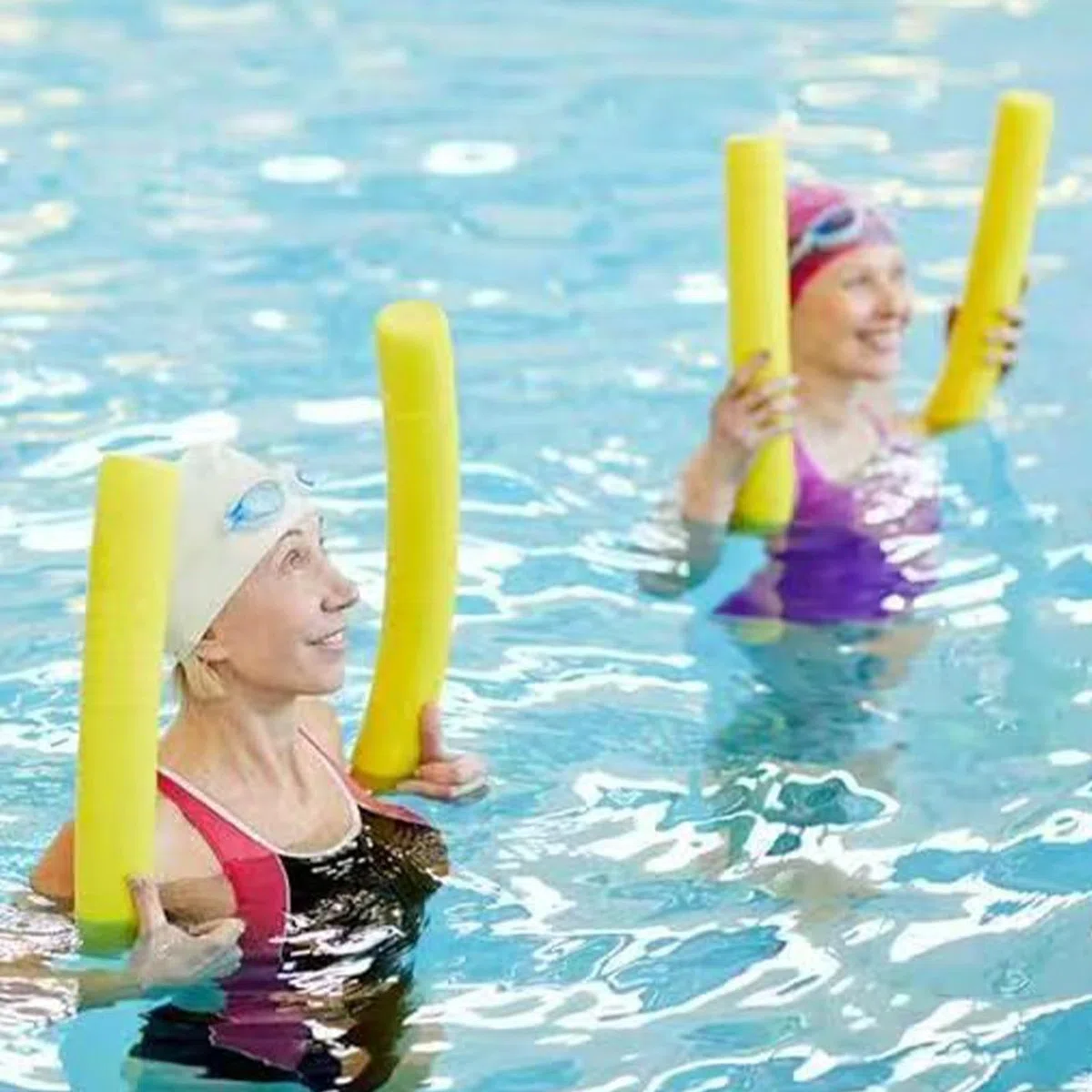 Tubo Piscina Schiuma Galleggiante, Bastone Galleggiante Leggero Cavo 6cm, Morbido E Delicato a-iuto Galleggiamento Per Bambini Adulti, a-ccessori Piscina a-rcobaleno Per Mare Lago Festa Giardino