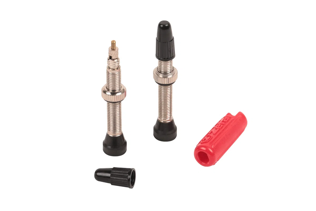 Zefal Valvole Tubeless, Presta valvole incluso strumento di rimozione, Nero, 45 mm, Set di 2