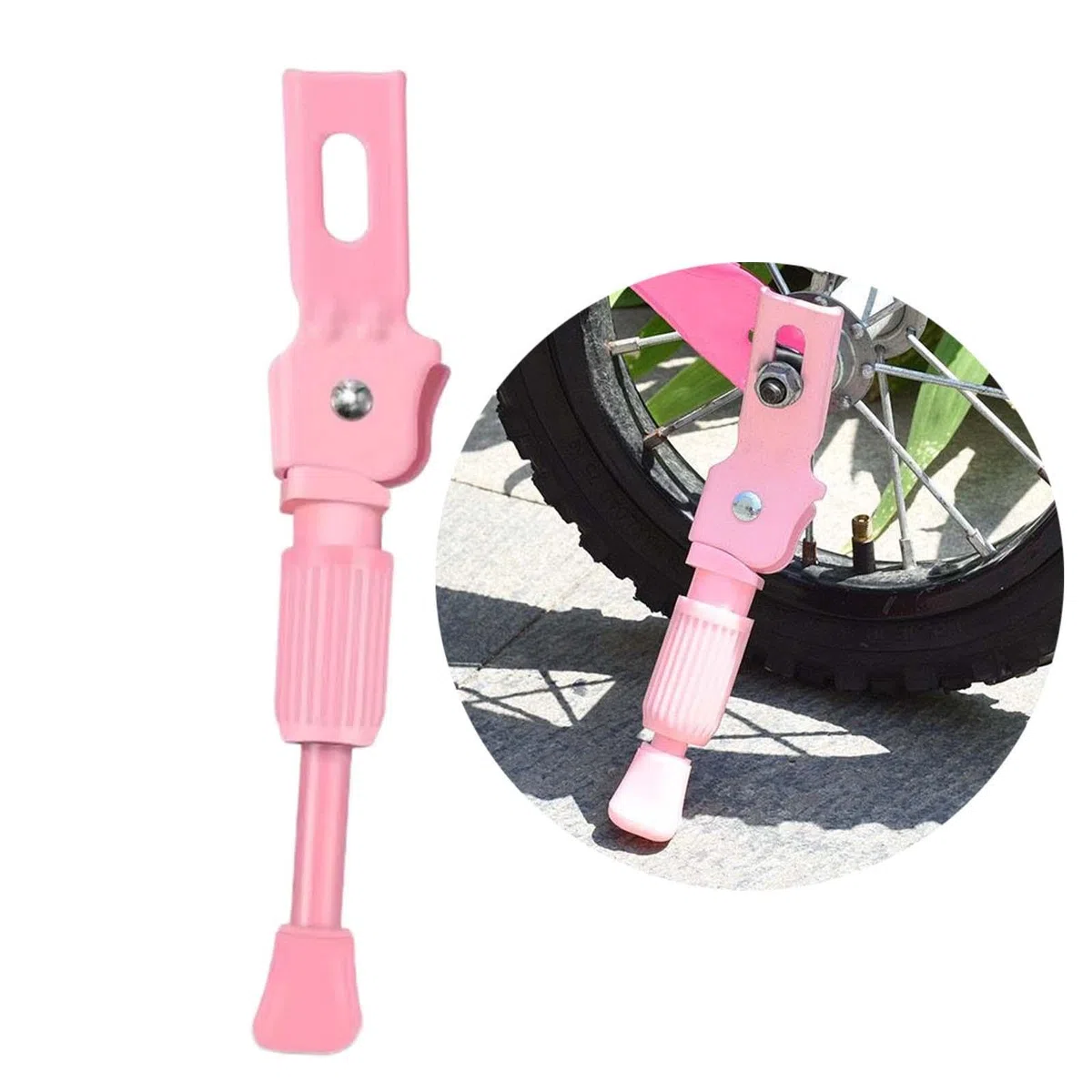 F Fityle Cavalletto per Bicicletta Cavalletto per Bici per Bambini Piede Mountain Bike in Lega Robusto Supporto per Bici da Esterno Portabici Cavalletto