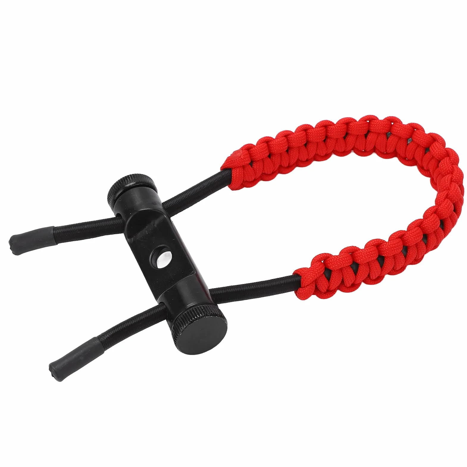 Arco Composto Cinturino da Polso per Imbracatura da Polso, Corda Intrecciata Regolabile Tiro con L'Arco Imbracatura da Polso Tiro con L'Arco Imbracatura per Dita Fionda per (Rosso)