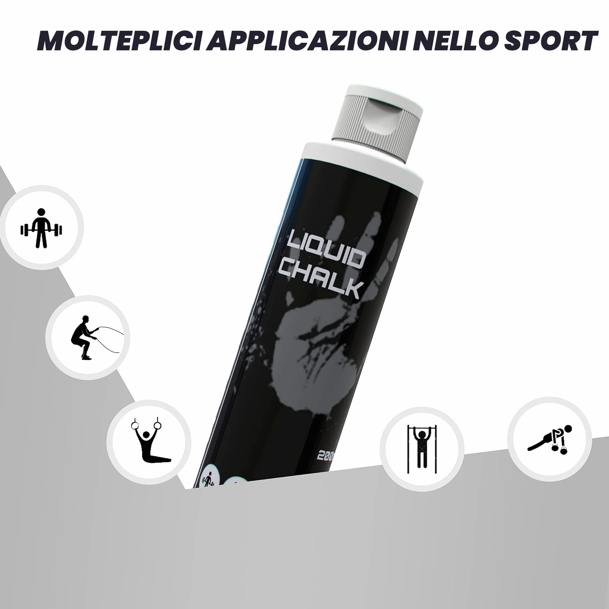 SINOVATI Liquid Chalk Gym Gesso liquido Sport per Arrampicata, Boulder, Pole Dance Grip | Asciugatura Rapida