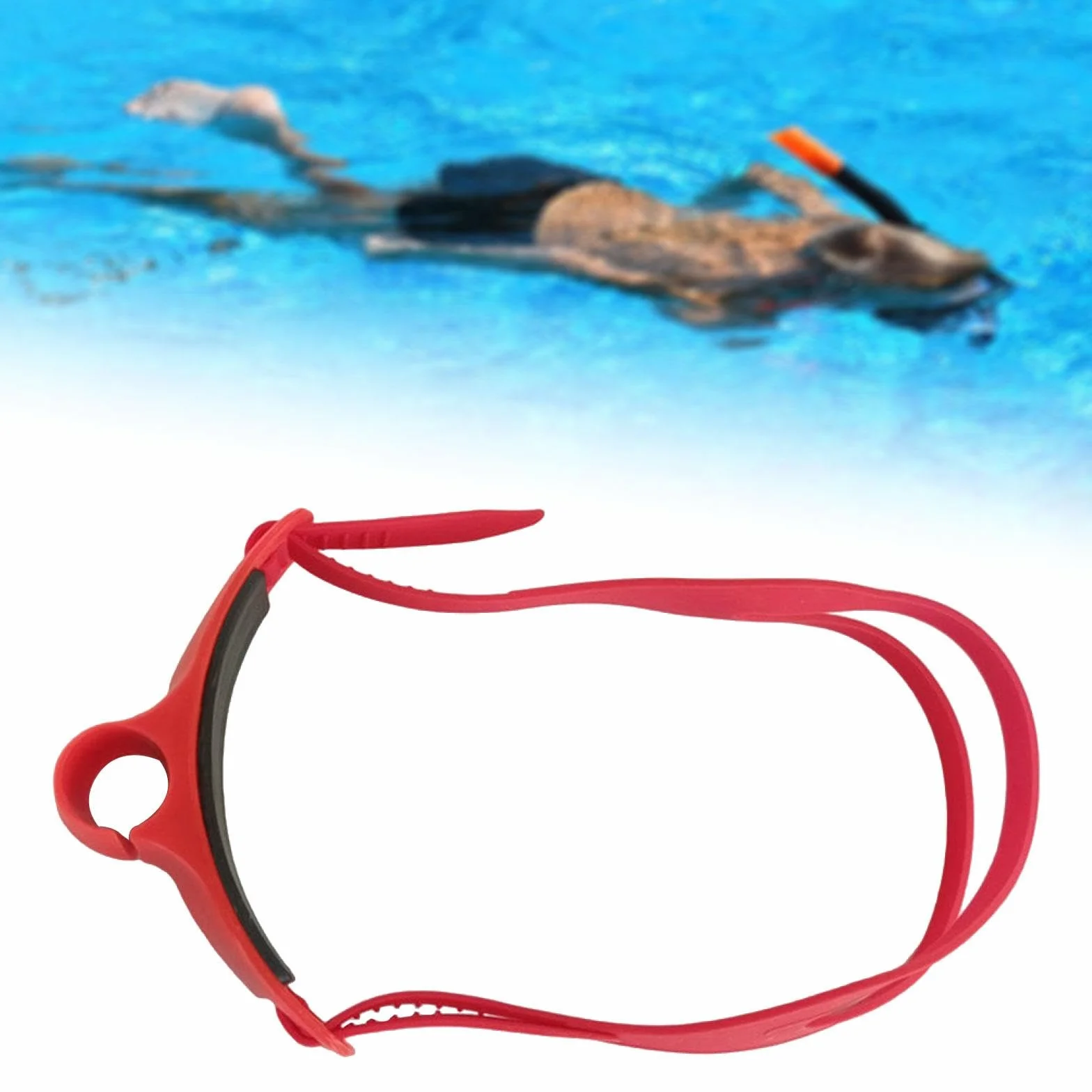 Fascia per la Testa da Snorkeling Regolabile per Bambini e Adulti, Fascia di Ricambio per Tubo dell'Aria, Accessori per Lo Snorkeling