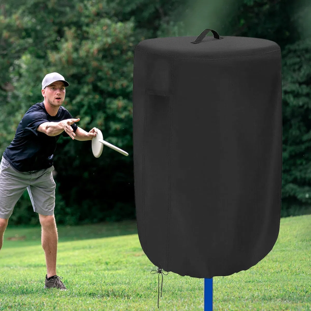 Golf Basket Rain Cover, Disc Golf Target Cover, Rain Protection for Golf Basket, Sun Protection Cover, Chain Disk Golf Cover, Outdoor Golf Training Equipment, Indoor Golf Basket Cover