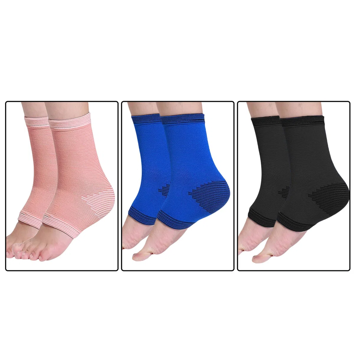 Calzini sportivi alla caviglia per bambini per basket corsa calcio compressione piede caviglia maniche calzino caviglia brace calzino per bambini