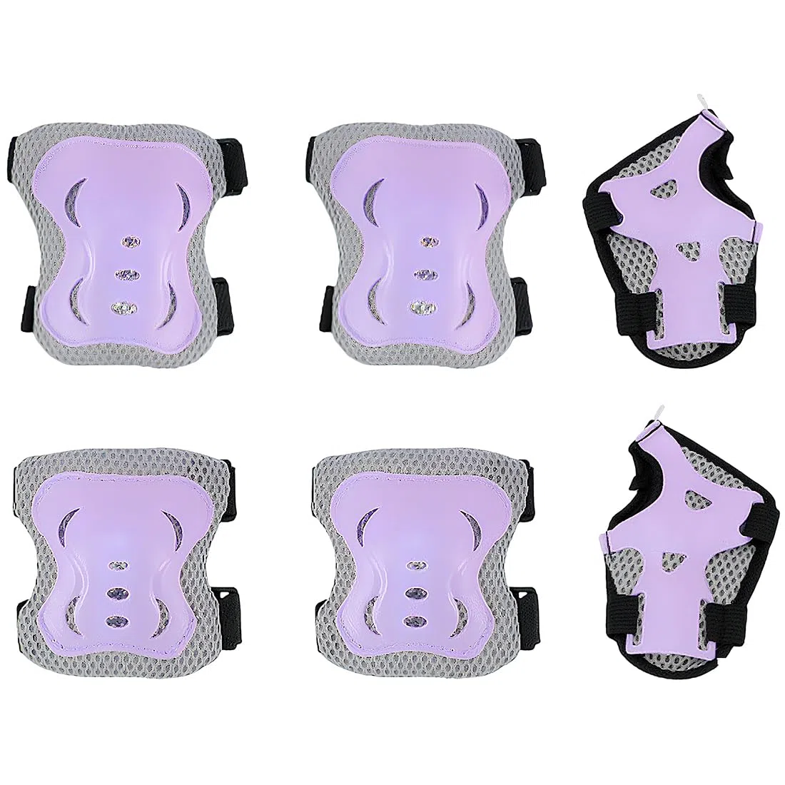 IKOPFLN 6 pezzi Set di Protezioni per Bambini, Ginocchiere per bambini, per skateboard, pattini in linea, hoverboard, bicicletta